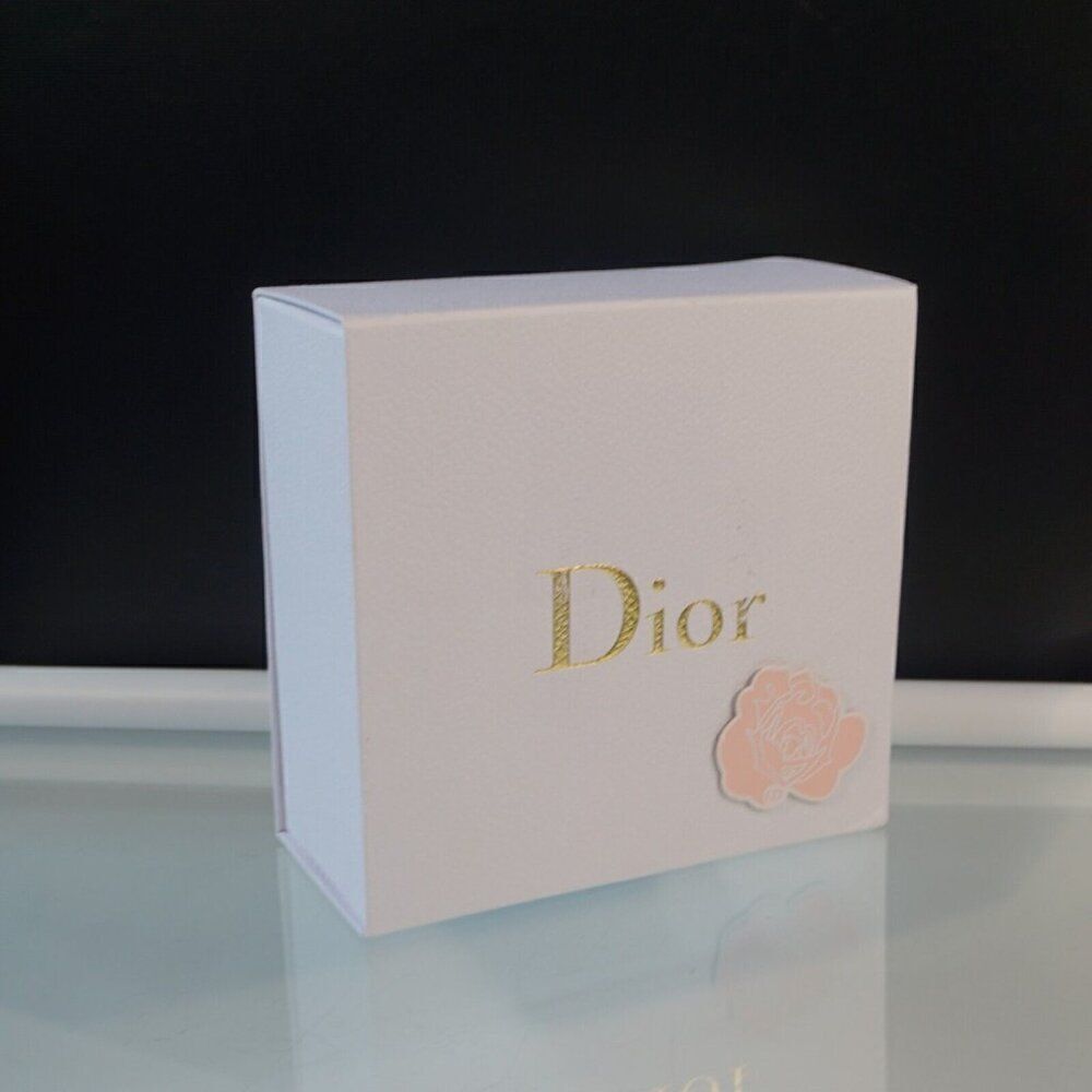 DIOR White And Gold Empty Classic Gift Storage Box